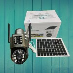 V380 Pro 4G Simcard Solar powered Dual Lens Security Surveillance Camera