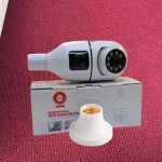 Cloud Storage Dual Lens Screens 1080P Wi-Fi Bulb PTZ Rotating Security Camera