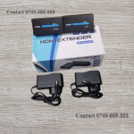 60M/196ft Long Distance Transmission HDMI Extender Over Single Cat5/Cat6 Ethernet Cable