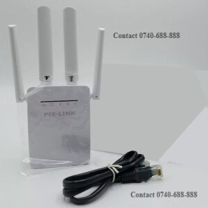 4 External Antennas, 300mbps Pixlink Wifi Range Extender Amplifier