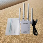 Pixlink Wifi Range Extender Repeater With 4 External Antennas