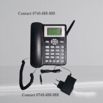 Reliable Quality Huawei Simcard GSM Fixed Wireless Home /Office Landline Desktop Phone (Black)