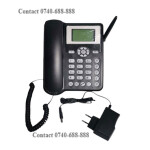 Black Huawei SIM Card enabled Landline GSM Fixed Wireless Desktop Phone