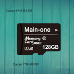 Main-One 128GB Full HD Video Recording Memory Card  With 120 MB/s Max Read Speed,