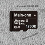 Built to perform , A1-rated cards Main-One 128GB Storage Capacity Memory Card Micro SD Card