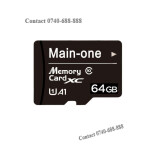 Built to perform , waterproof, temperature proof Main-One 64GB Memory Card