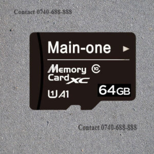 Durable Performance Main-One 64GB Storage Capacity Memory Card Micro SD Card