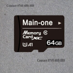 Highly Durable, A1-rated cards Main-One 64GB Storage Capacity Memory Card