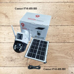 Cloud Storage, 4G Dual Lens Screen PTZ Rotating Solar Camera with SIM Slot