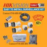 Weatherproof Audio Voice Recording Capabilities 6 Hikvision 1080P Full HD 2MP Hybrid CCTV Cameras Complete System Kit