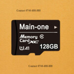 Faster Performance, Quality Brand Main-One 128GB Storage Capacity Memory Card Micro SD Card