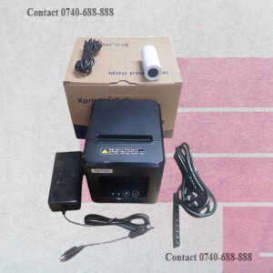 Ultimate Printing Solution, Durable Performance Point Of Sale POS XPrinter Thermal Receipt Printer 80Mm,USB