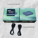 Compact and portable 4K  HDMI Audio Video Capture Card with audio